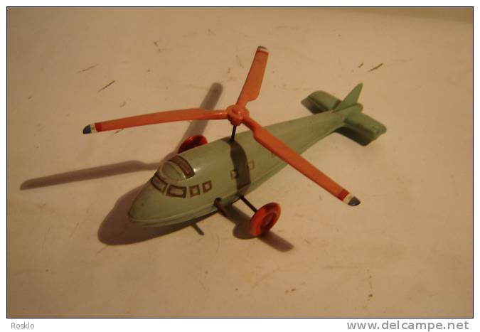 JOUET ANCIEN / Celluloide FRANCE / AVION AUTOGIRE / MECANIQUE /1950 / TRES BEL  ETAT / - Flugzeuge & Hubschrauber