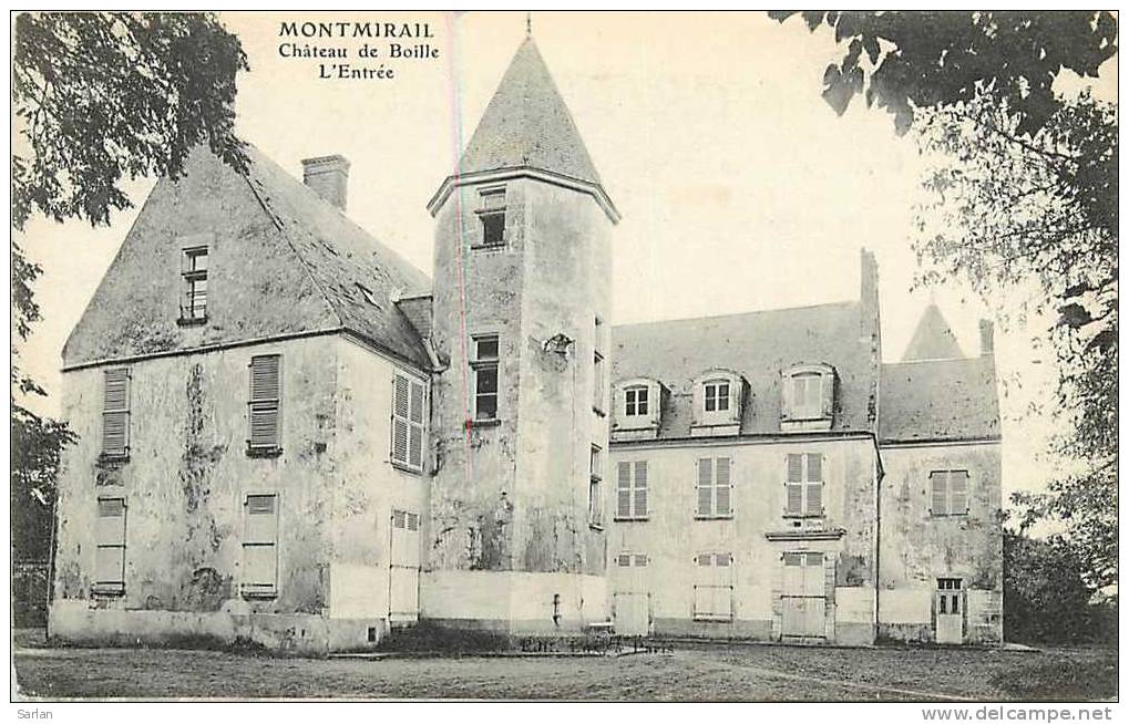 72 , SARTHE , Ref 69 , MONTMIRAIL , Chateau Du Boelle ( Boille ) - Montmirail