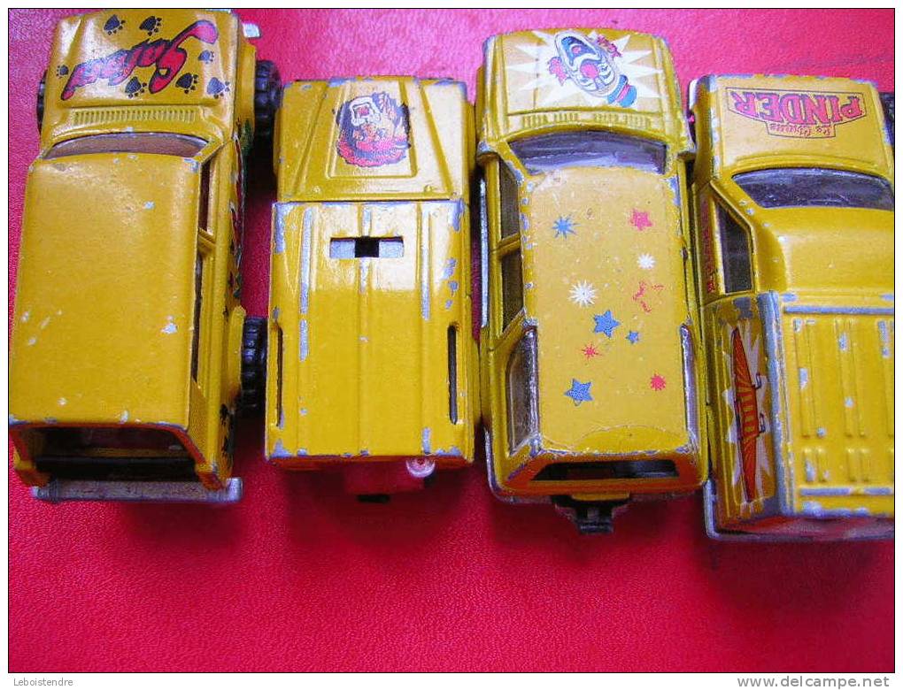 Voitures Majorette : Set Cirque Pinder : 11 véhicules et 4 figurines