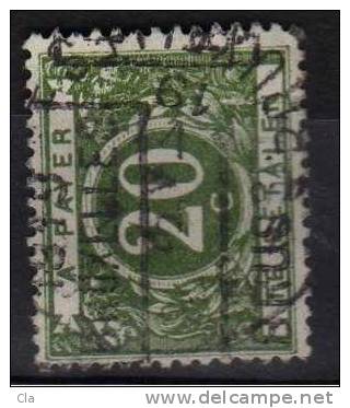 TX 14 A  Obl   Surch. BXL  Cob 40 - Timbres