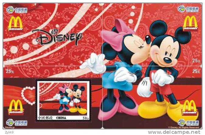 M01200 China Mcdonald´s Disney Puzzle 4pcs - Alimentation