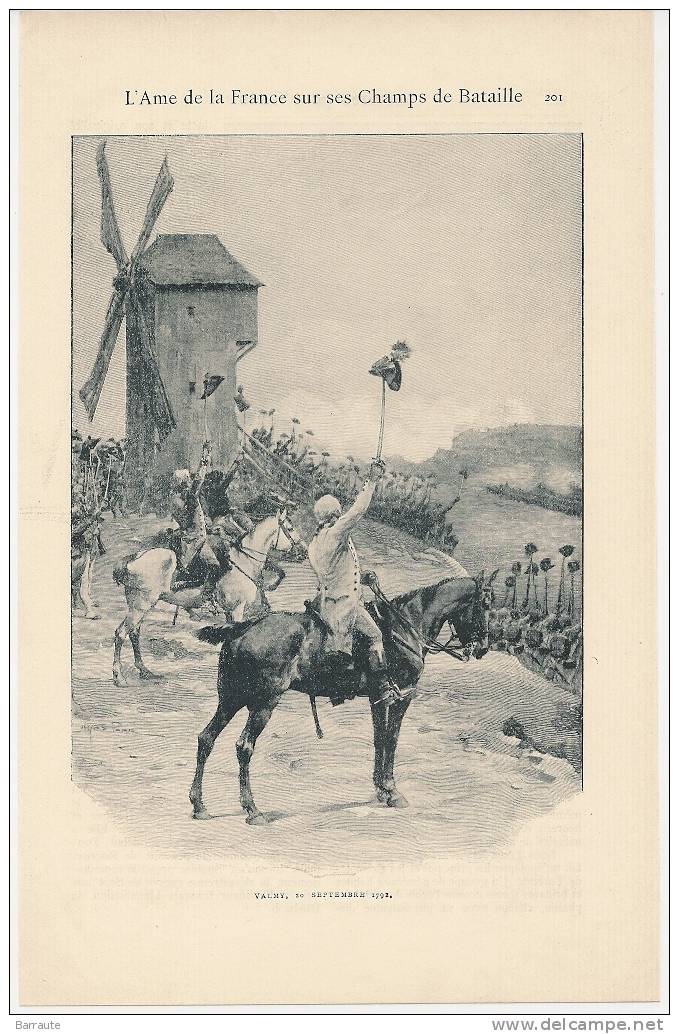 Feuillet Article Actualité De 1898 " L´AME De La FRANCE Sur Ses CHAMPS De BATAILLE" Par Gustave LARROUMET - Contes