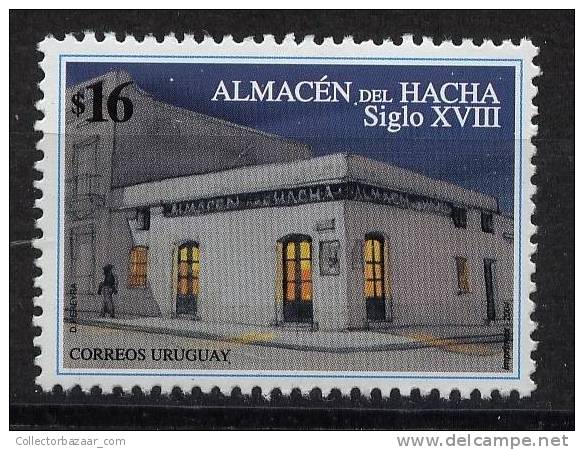 URUGUAY Sc#2093 MNH STAMP Painting Architecture House - Impresionismo