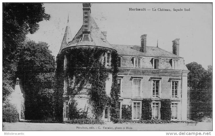 D41 - HERBAULT - LE CHATEAU, FACADE SUD - Herbault