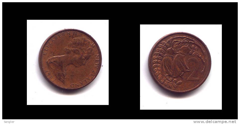 2  CENTS   1982 - Nueva Zelanda