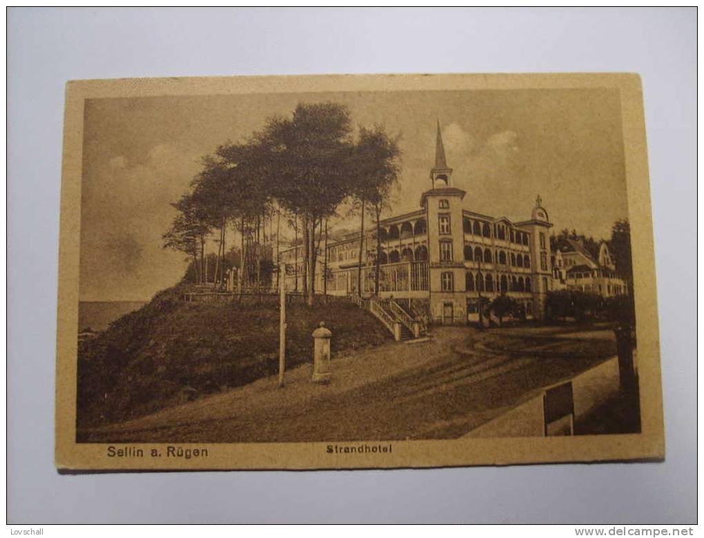 Sellin A. Rügen. - Strandhotel.  (23 - 6 - 1921) - Sellin