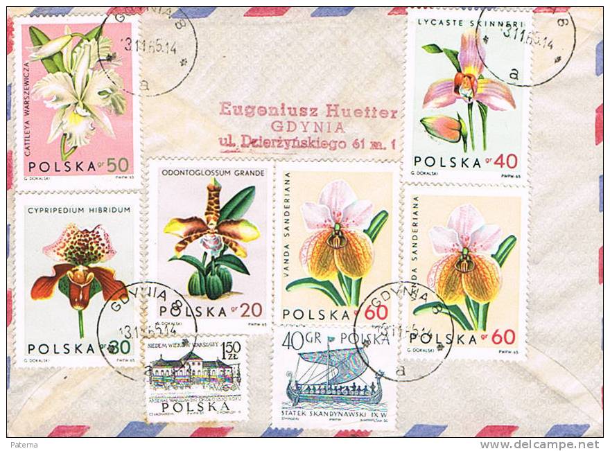 Carta, Aerea, GOYNIA 1965 (Polonia), Cover, Letter, Lettre - Covers & Documents