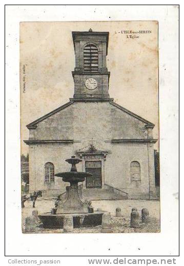 Cp, 89, L'Isle-sur-Serein, L'Eglise - L'Isle Sur Serein