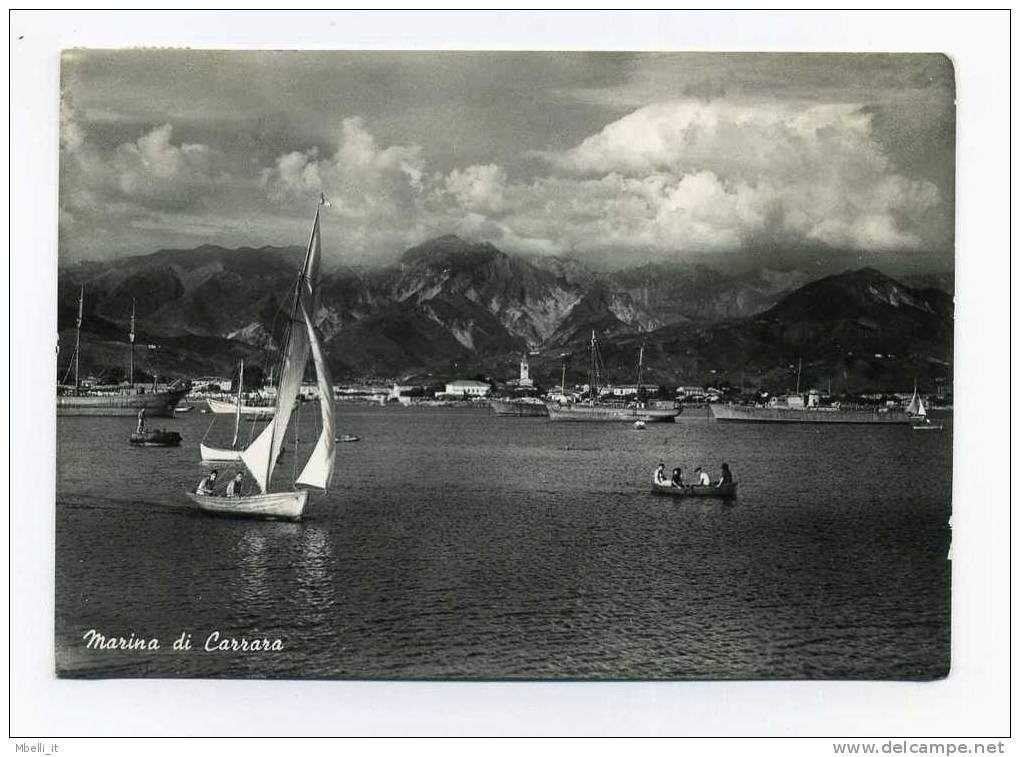 Massa 1957 Marina Di Carrara Barca A Vela - Carrara