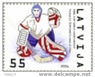 LATVIAN Stamp World Championship Ice Hockey 2006 LATVIA-MNH - Hockey (Ijs)