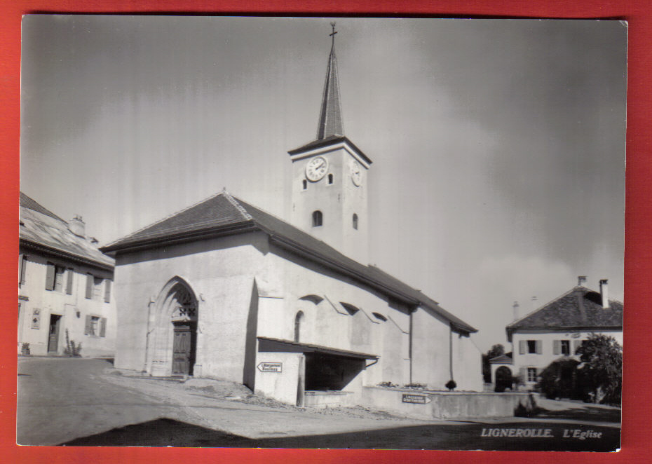 V252 Lignerolle, L'Eglise. Non Circulé. Deriaz 10869 Grand Format - Lignerolle