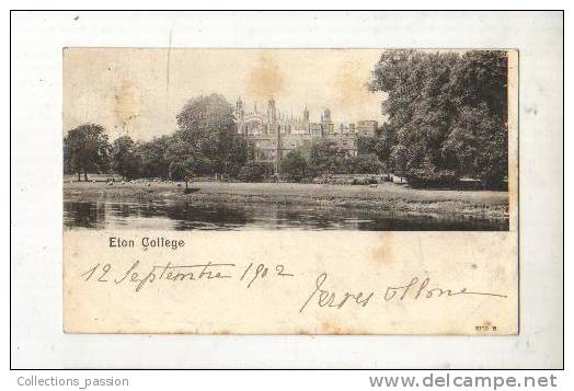 Cp, 89, Angleterre, Berkshire, Eton College, Voyagée 1902 - Other & Unclassified