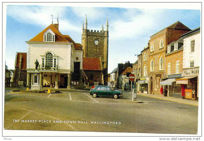 UK608:   WALLINGFORD : The Market Place And Town Hall - Autres & Non Classés