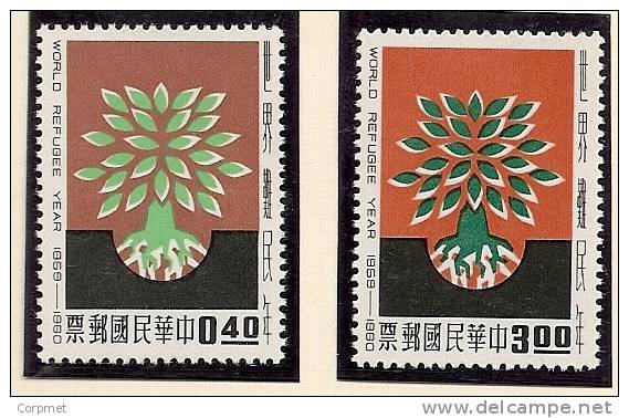 REFUGEES - CHINA FORMOSE  - 1960 Yvert # 318/9 - MINT (NH) - - Vluchtelingen