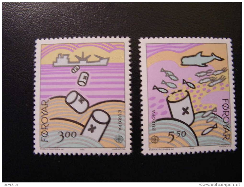 FAROE, FAROER, 1986, EUROPA CEPT, MNH**, Mi 134/35 (040402) - 1986