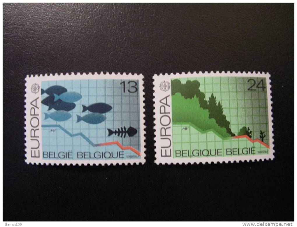 BELGIUM, BELGIEN, BELGIQUE, EUROPA CEPT, 1986, MNH**, Mi 2263/64 (040405) - 1986