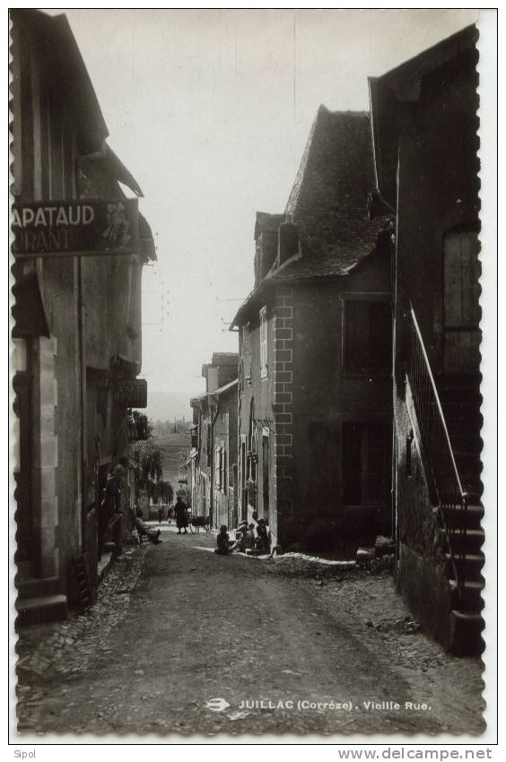 Juillac - Vieille Rue Non Circulé 1940 - Juillac