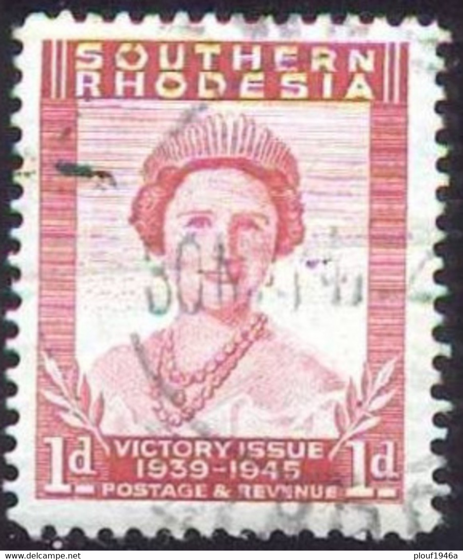 Pays : 405 (Rhodésie Du Sud : Colonie Britannique)  Yvert Et Tellier N° :     63 (o) - Southern Rhodesia (...-1964)
