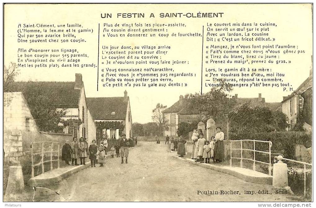 SAINT-CLEMENT  -  Un Festin à Saint-Clément - Saint Clement