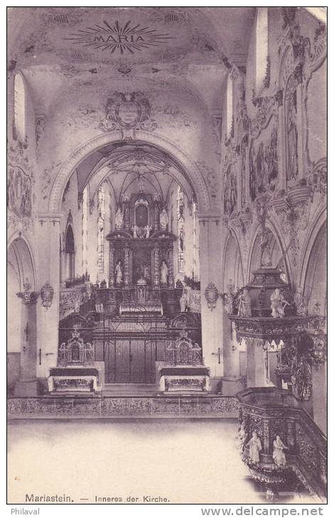 Mariastein : Inneres Der Kirche - Oblitérée Le 17.VIII.1906 - Metzerlen-Mariastein