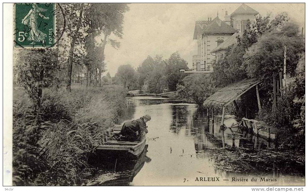 CPA (59)    ARLEUX Riviere Du Marais - Arleux