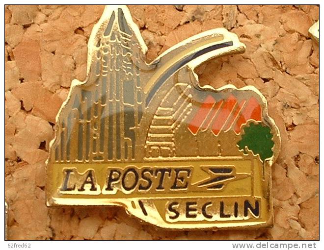 PIN´S LA POSTE - SECLIN - Mail Services