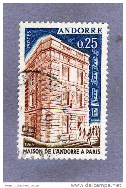 ANDORRE FRANCAIS TIMBRE N° 174 OBLITERE MAISON D ANDORRE - Oblitérés