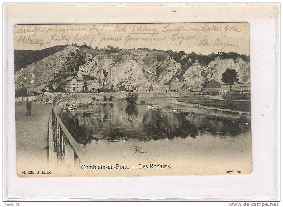 1203.  COMBLAIN AU PONT: Feldpost - Les Rochers - Comblain-au-Pont