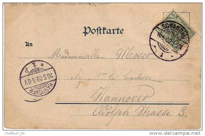 Gruss Aus Polenzthal Im 1902 / Stempel Schandau 19.V.1902 - Bad Schandau