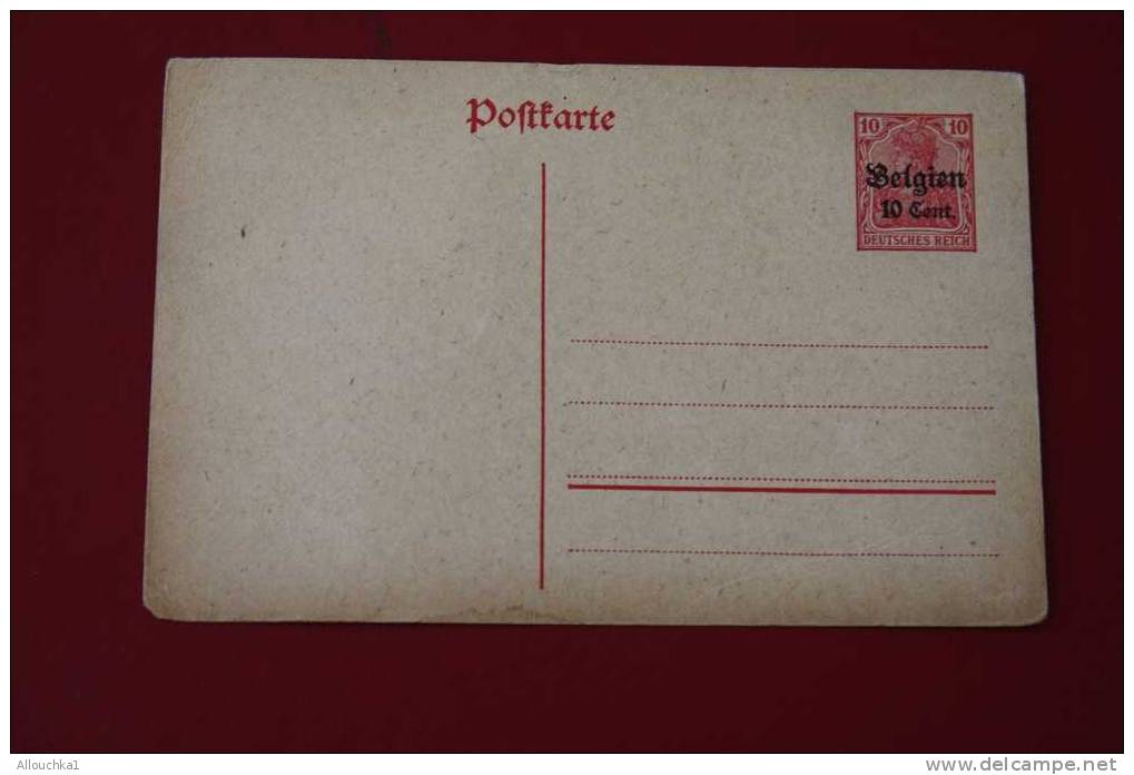 1886 ENTIER POSTAUX BELGIQUE TIMBRE ALLEMAGNE  REICH SURCHARGE BELGIEN OCCUPATION  ENVOI BANQUE COMPTE CLOTURE BRUXELLES - Occupation Allemande