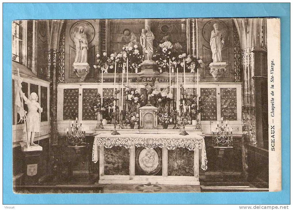 CPA -Sceaux - Chapelle Dela Ste Vierge - 92 - Hauts De Seine - Sceaux