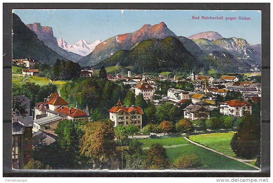 TOP!! BAD REICHENHALL * GESAMTANSICHT GEGEN SÜDEN * FELDPOST VON STIEFENHOFEN * 1915 *!! - Bad Reichenhall