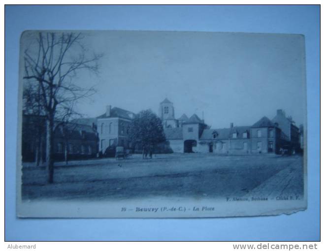 Beuvry ,la Place (c P Noir Et Blanc) - Beuvry