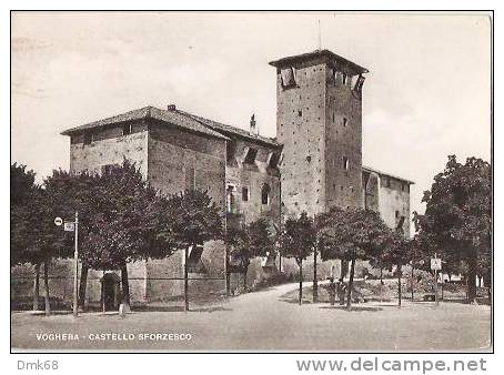 VOGHERA ( PAVIA )CASTELLO SFORZESCO - 1957 - Vigevano