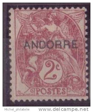 ANDORRE N° 3* NEUF AVEC CHARNIERE  TYPE BLANC - Ungebraucht