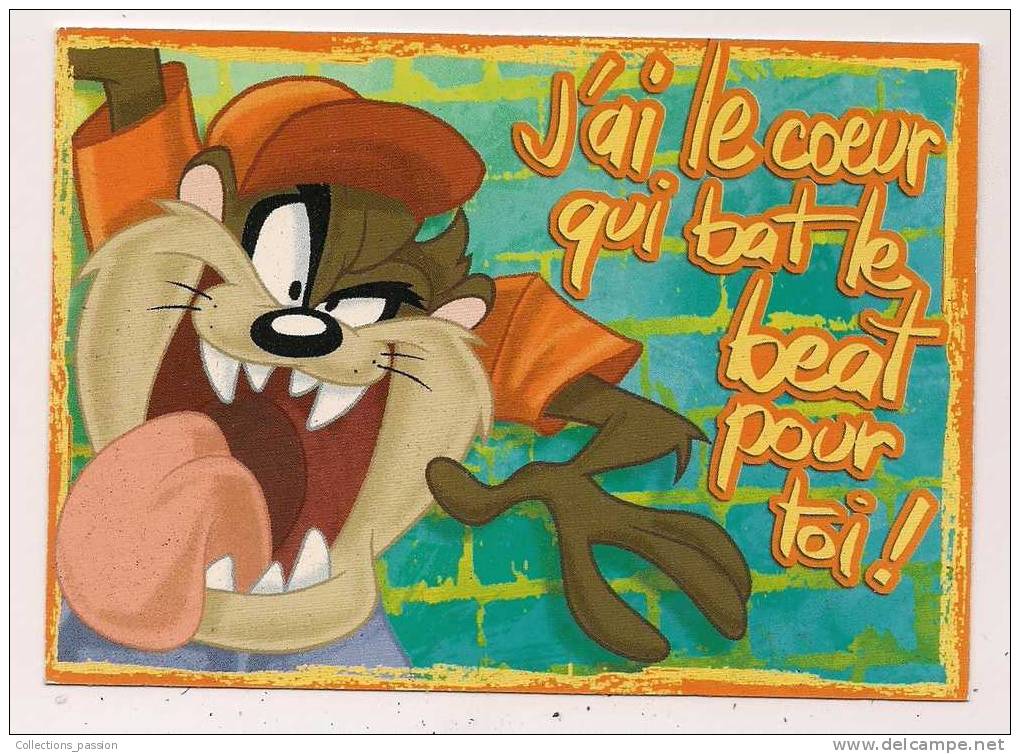 Cp , LOONEY TUNES , J'ai Le Coeur Qui Bat Pour Toi ! - Comics