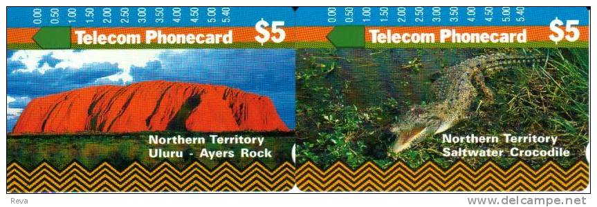 AUSTRALIA $5 STATE SERIES 1991 NORTHERN TERRITORY ULURU AYERS ROCK AUS-037 MINT  READ DESCRIPTION !! - Australie