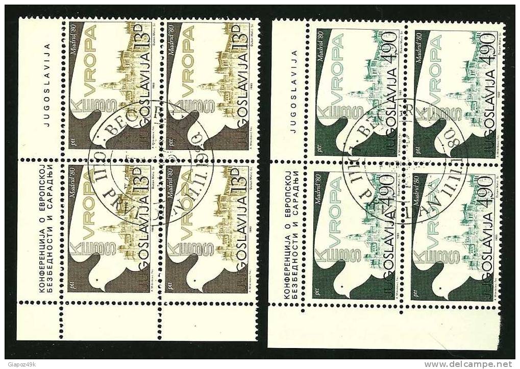 ● JUGOSLAVIA 1985 - SICUREZZA -  N. 1748 / 49 - 1° G., Serie Completa - Cat. ? € - Lotto N. 107 - Used Stamps