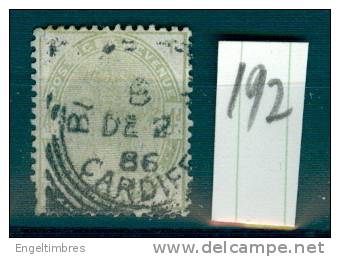 GB Victoria SG 192- Condition : See Scan - Used Stamps