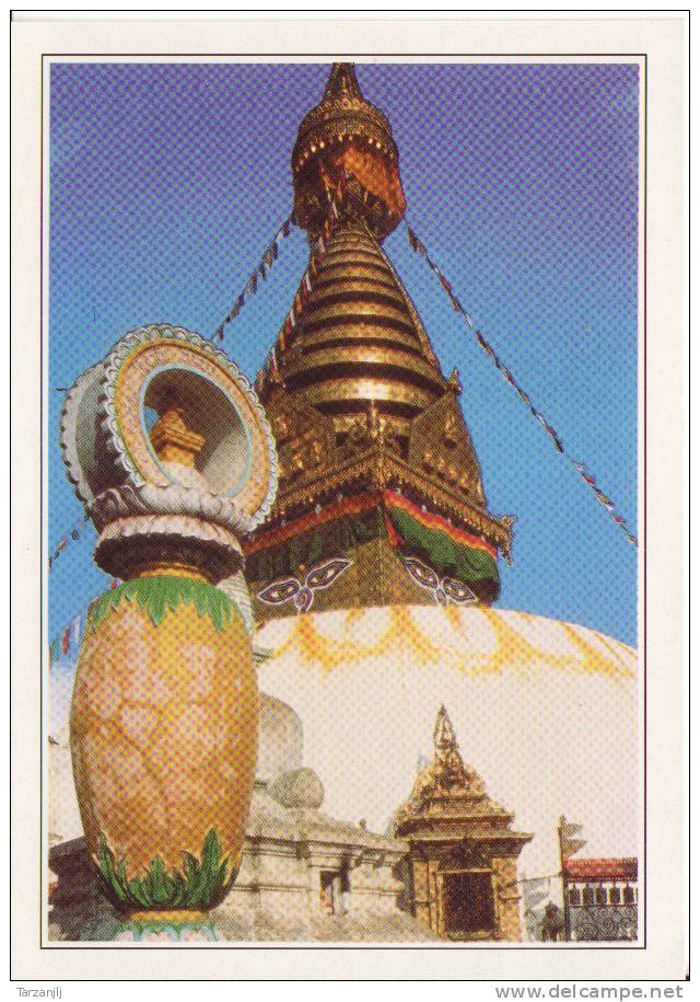 CPM Artistique Nepal: Swayambhunath The Great Stupa - Népal