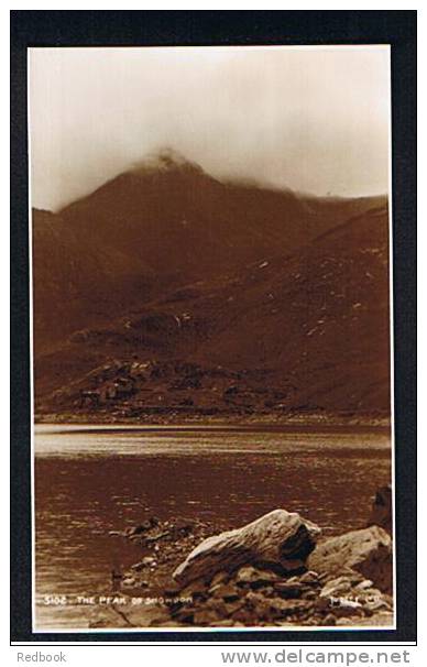 Judges Real Photo Postcard The Peak Snowdon Caernarvonshire Wales - Ref 510 - Caernarvonshire