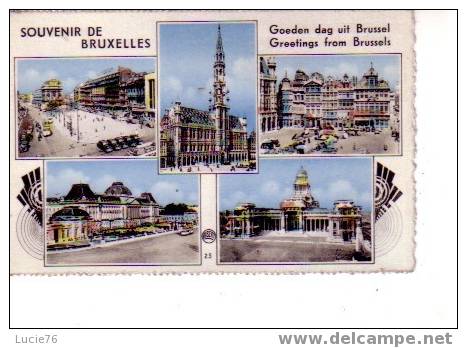 BRUXELLES -    5 Vues   -   N° 25 - Mehransichten, Panoramakarten