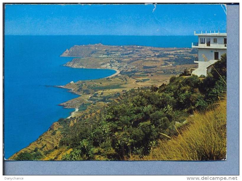 S821 VIBO VALENTIA CAPO VATICANO PANORAMA Vg - Vibo Valentia