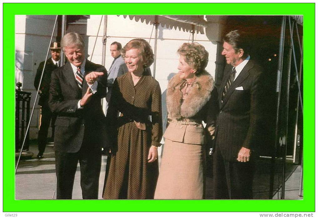 POLITICS - THE REAGANS & THE CARTERS IN 1980 - - Events