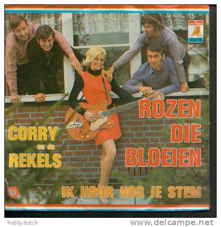 * 7" *  CORRY & DE REKELS - ROZEN DIE BLOEIEN (Holland 1970) - Sonstige - Niederländische Musik