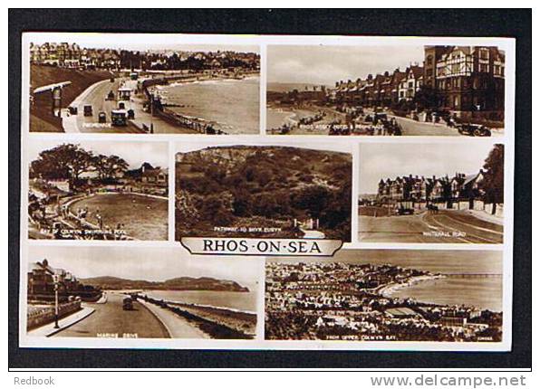 1938 Real Photograph Postcard Rhos-on-Sea Caernarvonshire Wales- Ref 514 - Caernarvonshire