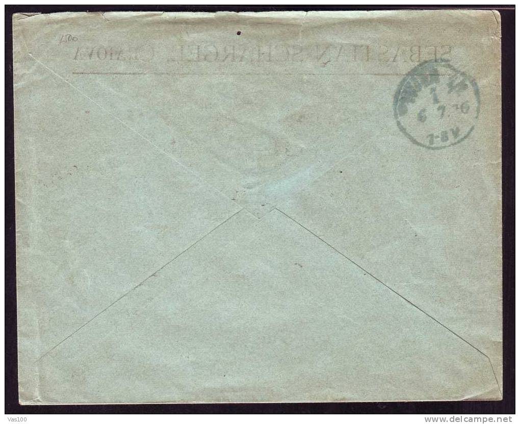 Romania 1896 Rare Cover From CRAIOVA To Wien - Briefe U. Dokumente