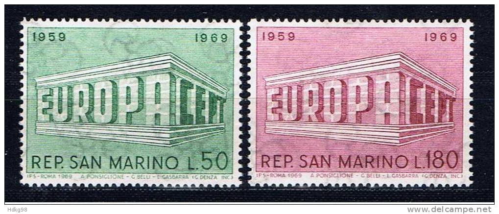 RSM+ San Marino 1969 Mi 925-26 Mnh EUROPA - Unused Stamps