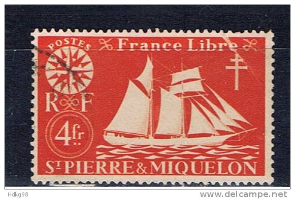 SPM+ Saint-Pierre Et Miquelon 1942 Mi 309 Schiff - Oblitérés