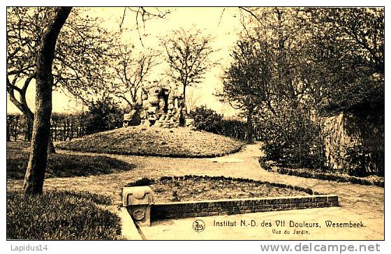 R 851 / CPA   WESEMBECK  - INSTITUT DE N D DES VII DOULEURS  VUE DU JARDIN - Wezembeek-Oppem